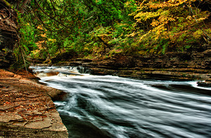 Presque Isle River Michigan by Kelley McClure