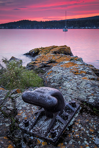 Grand Marais Minnesota Harbor Sunset by Kelley McClure