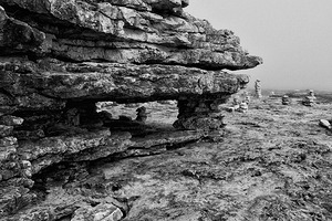 Foggy Outcrop by Kelley McClure