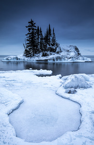 Winter Wonderland on Superior by Kelley McClure