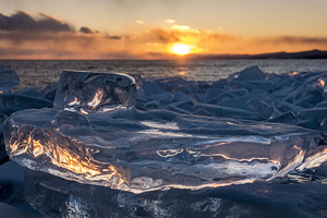 Icy Sunset