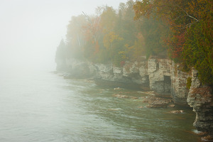 Door County Foggy Morning
