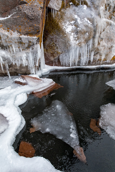 Lake Superior Ice Cove Print