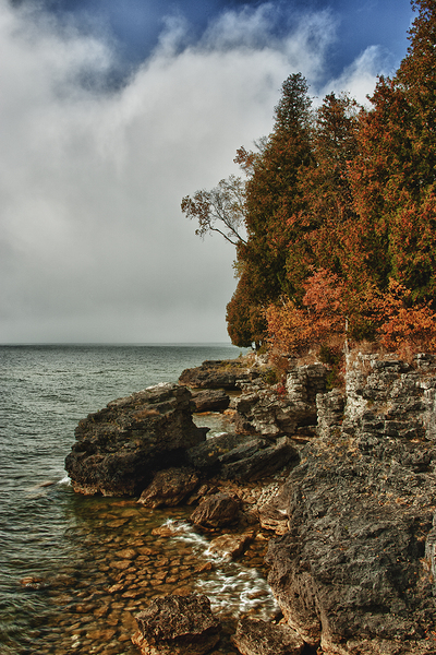 Lake Michigan Shore Line Wisconsin Print