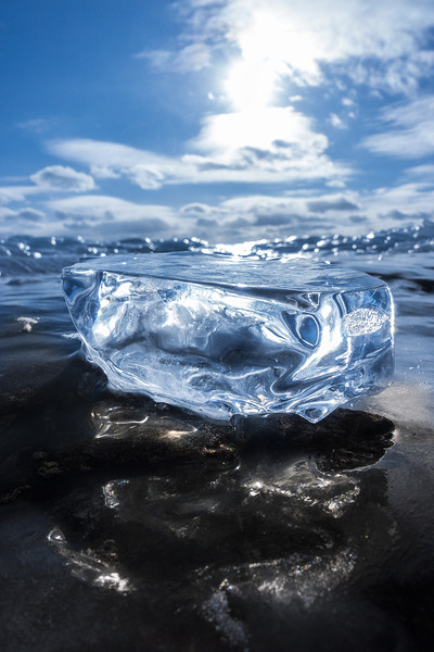 Icy Reflection Print