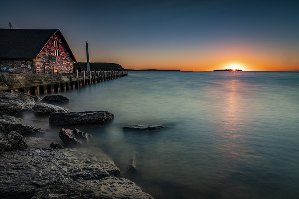 Door County Sunset Print