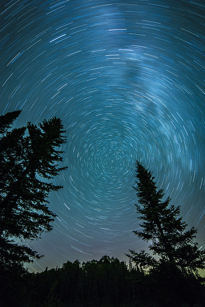 Star Trails of Northern Minnesota Print