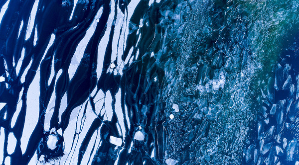 Lake Superior Ice Art Print