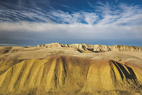 Aliens In The Badlands Print