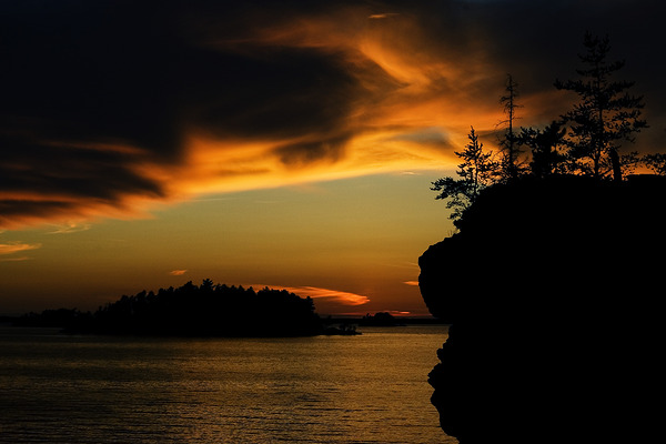 Sunset Over Voyageurs Print