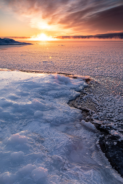 Minnesota North Shore Winter Sunrise Print