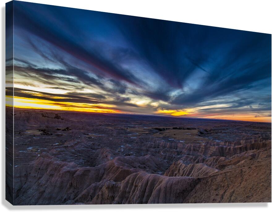 Badlands Amphitheater Canvas Print