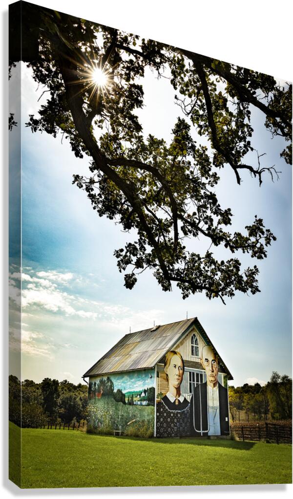 Iowa Barns Canvas Print