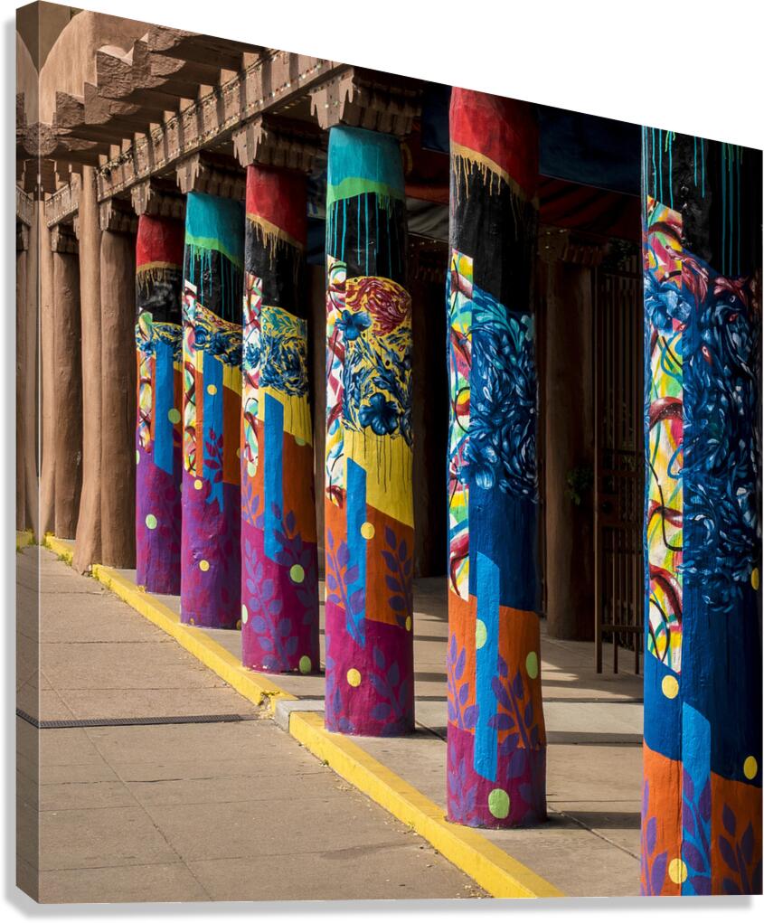 Vibrant Santa Fe Canvas Print