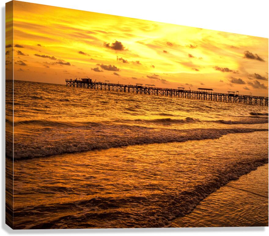 Inferno at Sunset Canvas Print