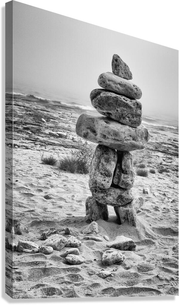 Rock Beach Canvas Print