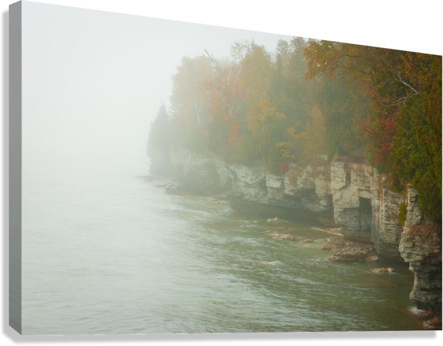 Door County Foggy Morning Canvas Print
