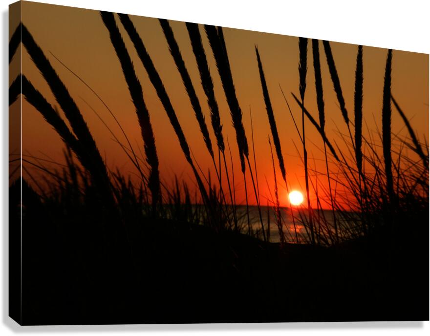 Lake Michigan Sunset Canvas Print