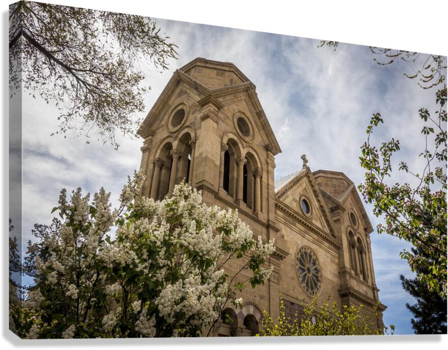 The Cathedral Basilica of St. Francis of Assisi Santa Fe Canvas Print