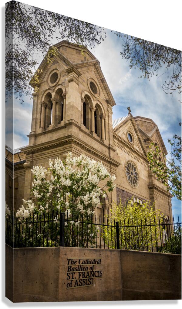 The Cathedral Basilica of Saint Francis of Asissi Santa Fe  Canvas Print