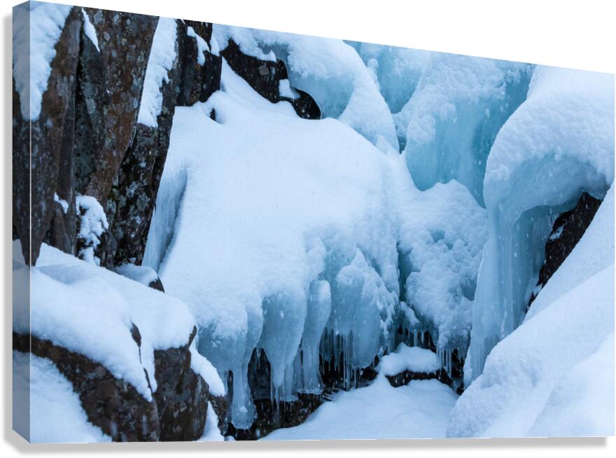 Lake Superior Ice Cavern Canvas Print