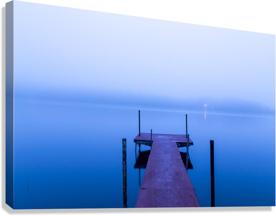 Minnesota Lake Dock Canvas Print