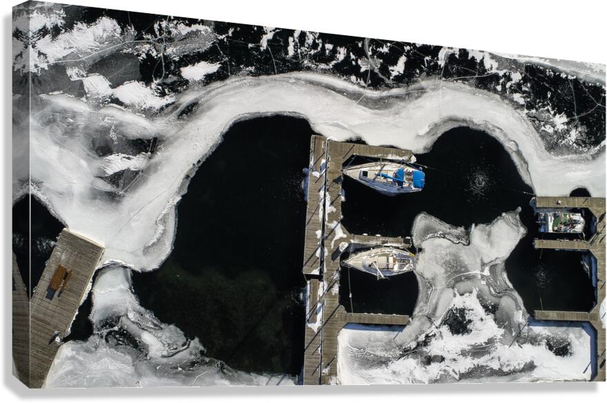 Iced In Minnesota Canvas Print