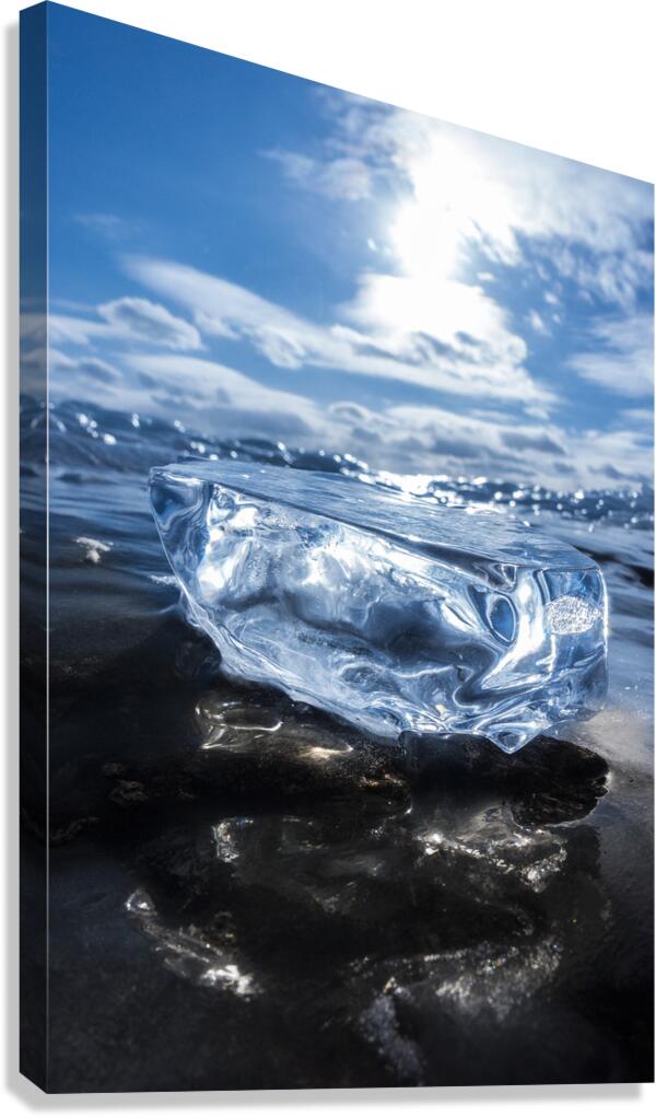 Icy Reflection Canvas Print