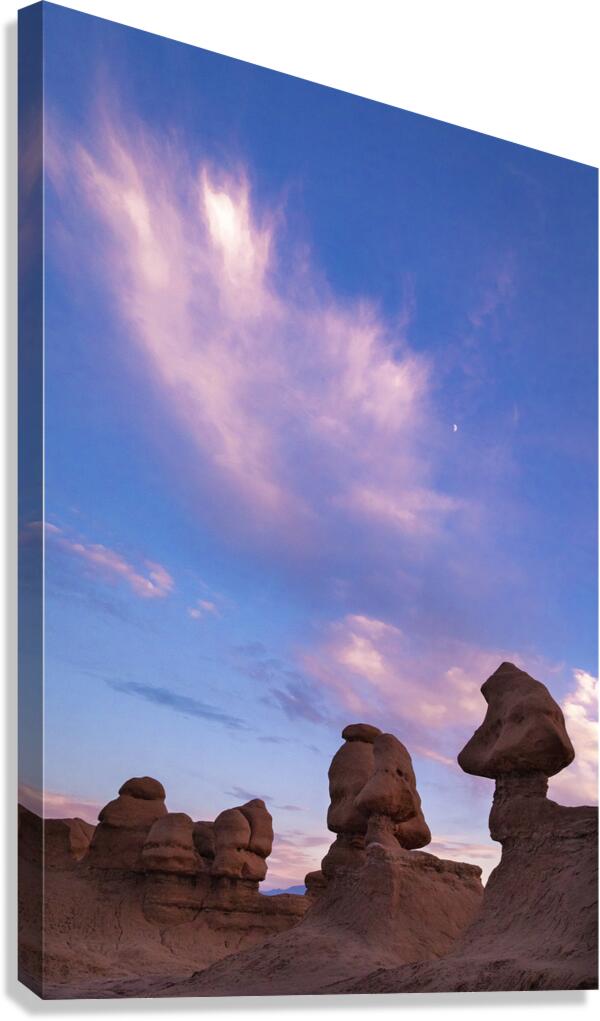 Goblin Valley State Park Sunset Canvas Print