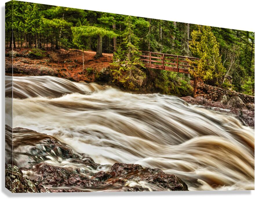 The Mighty Amnicon Rages Canvas Print