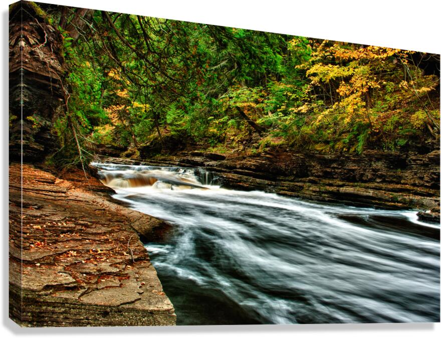 Presque Isle River Michigan Canvas Print