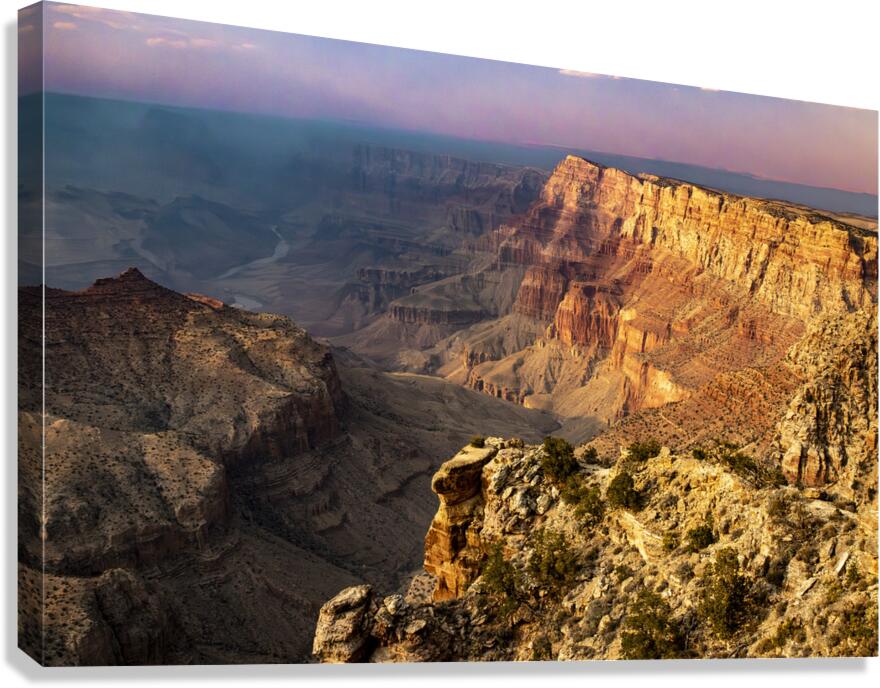 Grand Canyon Majestic Sunset Canvas Print