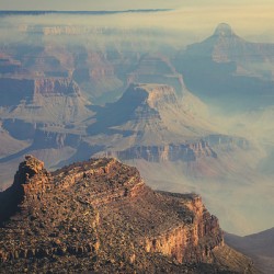 Grand Canyon Foggy Sunrise