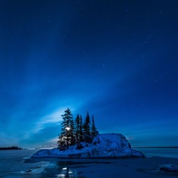 Moonrise Over Lake Superior Minnesota