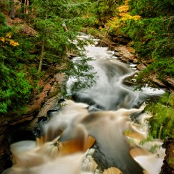 Presque Isle River Michigan Fall