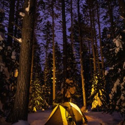 Minnesota Northwoods Winter Camping