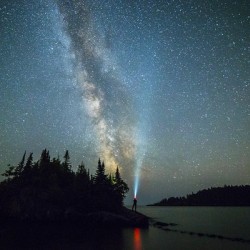 Milky Way Over Lake Superior