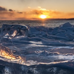 Icy Sunset