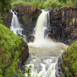 High Falls Overlook Waterfall