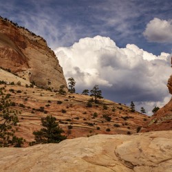 Zion National Park Window to Heaven