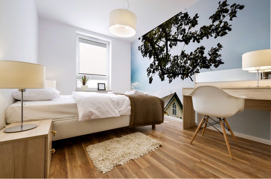 Iowa Barns Mural print