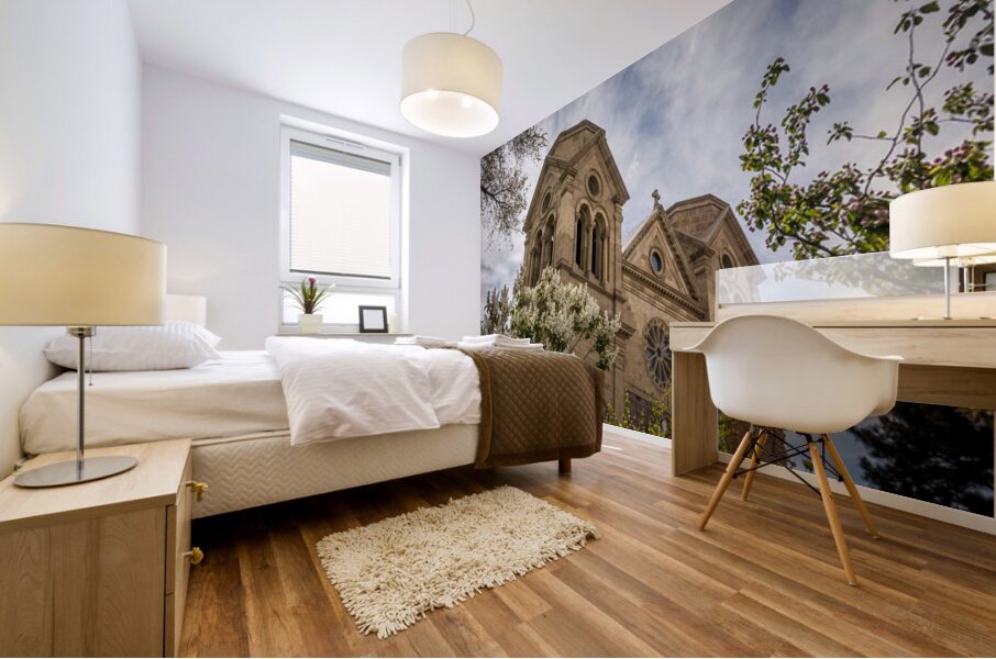 The Cathedral Basilica of St. Francis of Assisi Santa Fe Mural print