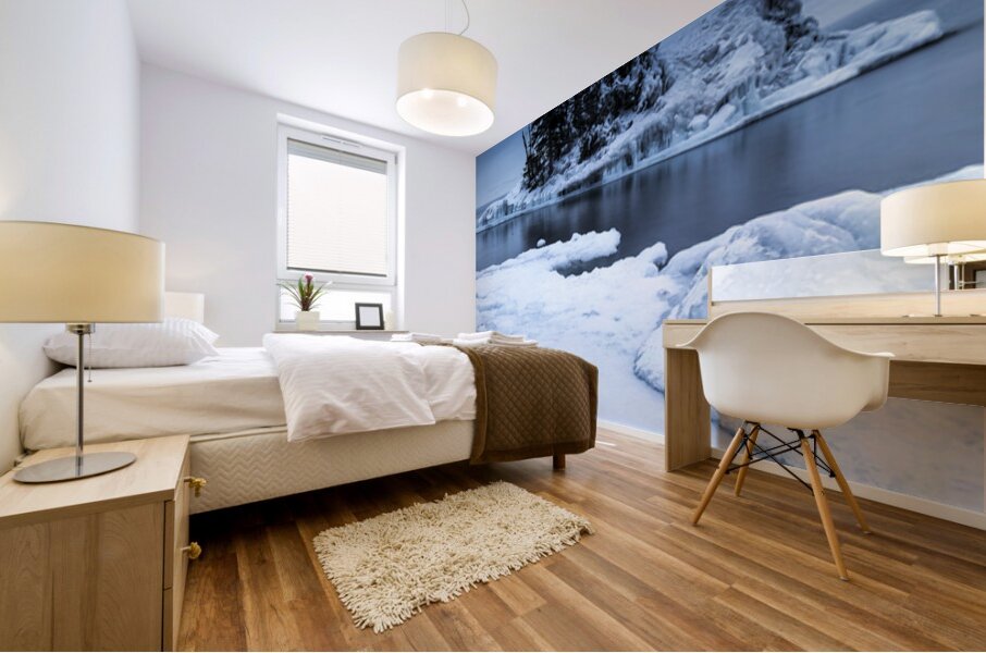 Winter Wonderland on Superior Mural print