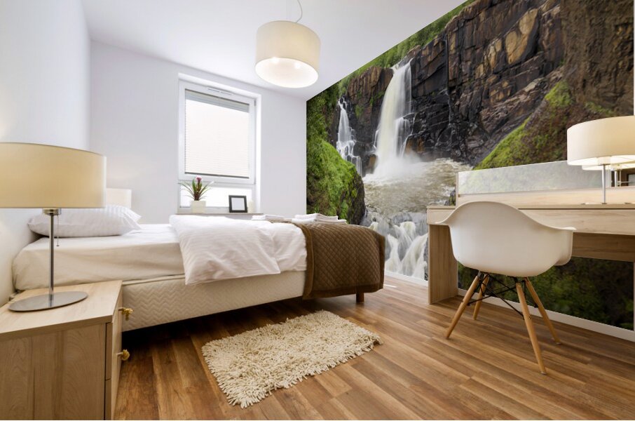 High Falls Overlook Waterfall Mural print