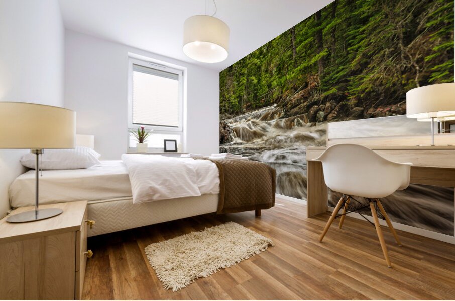 Anicon Falls State Park River Mural print