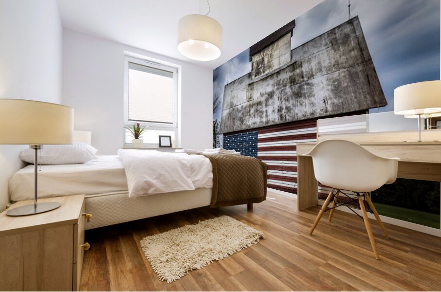 Barn of America Mural print
