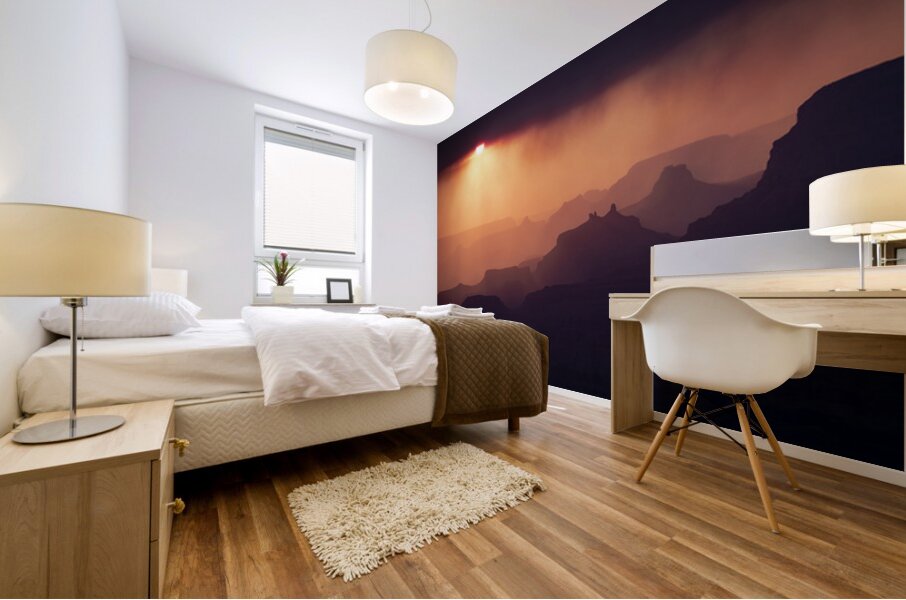 Grand Canyon Sunset Mural print