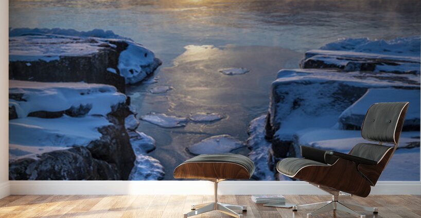 Winter Sunrise Over Lake Superior Wall Murals