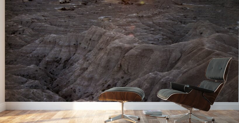 Badlands Sunrise Wall Murals
