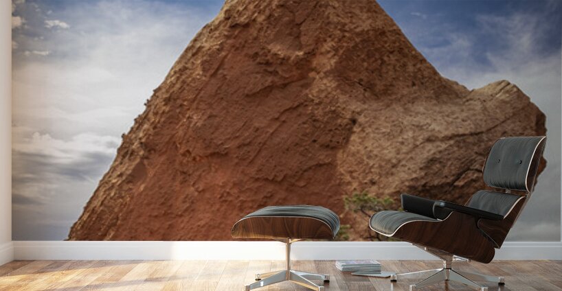 Tilted Rock Wall Murals